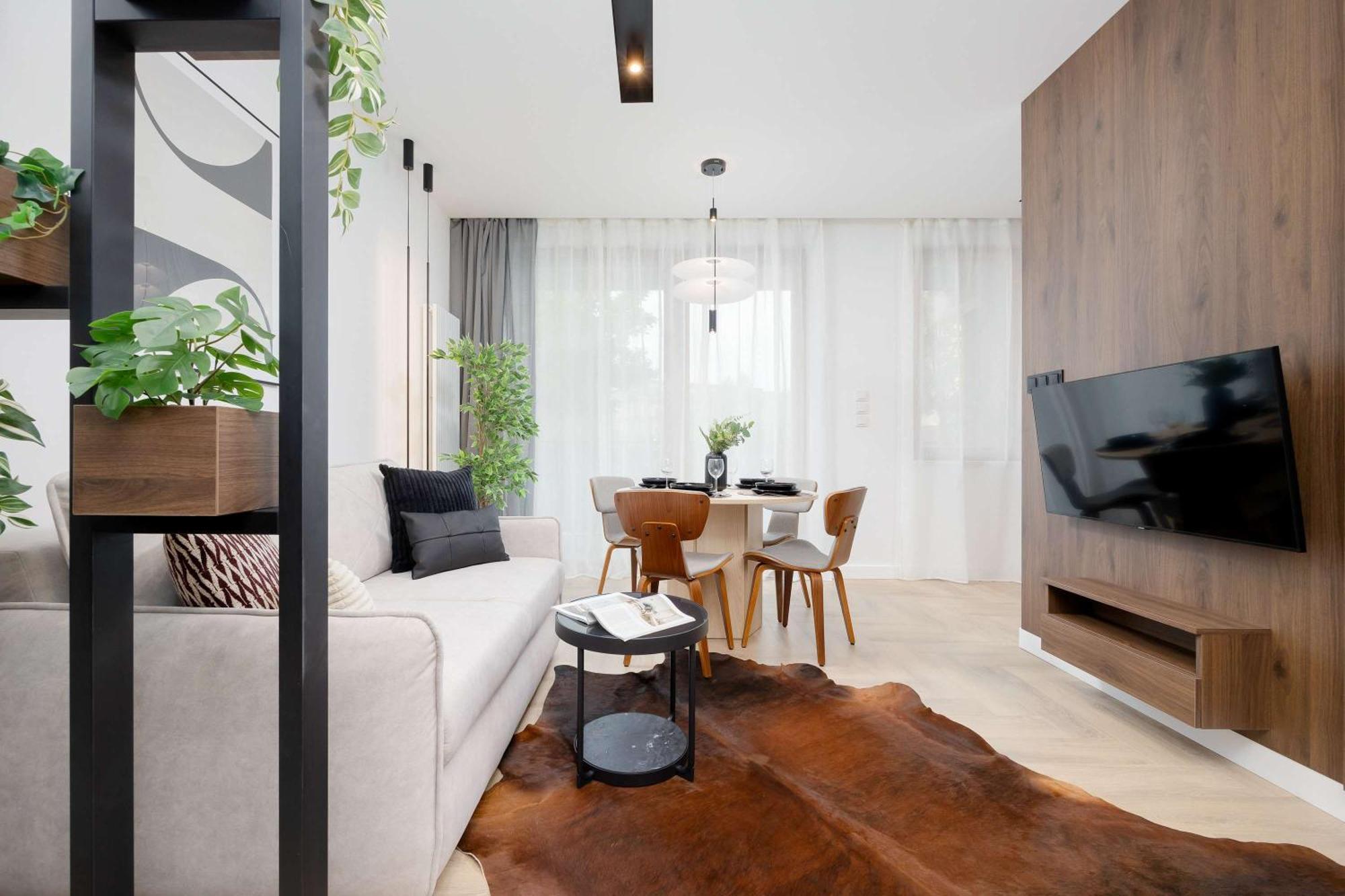 Apartment Sarmacka Wilanow With Parking, Sauna & Gym By Noclegi Renters Varsó Kültér fotó